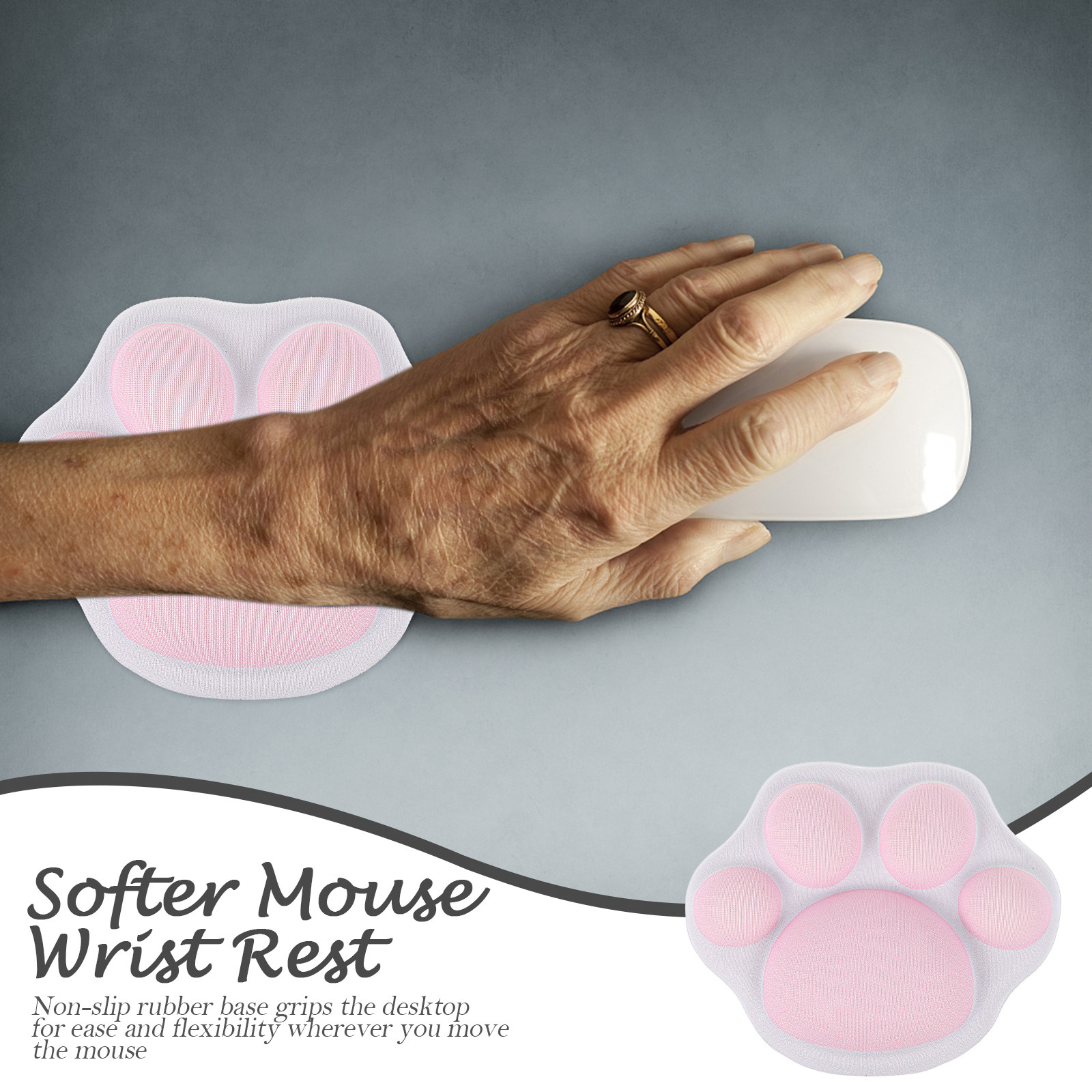 Desk Accessories - Silicone Wrist Rest Pad For Mouse