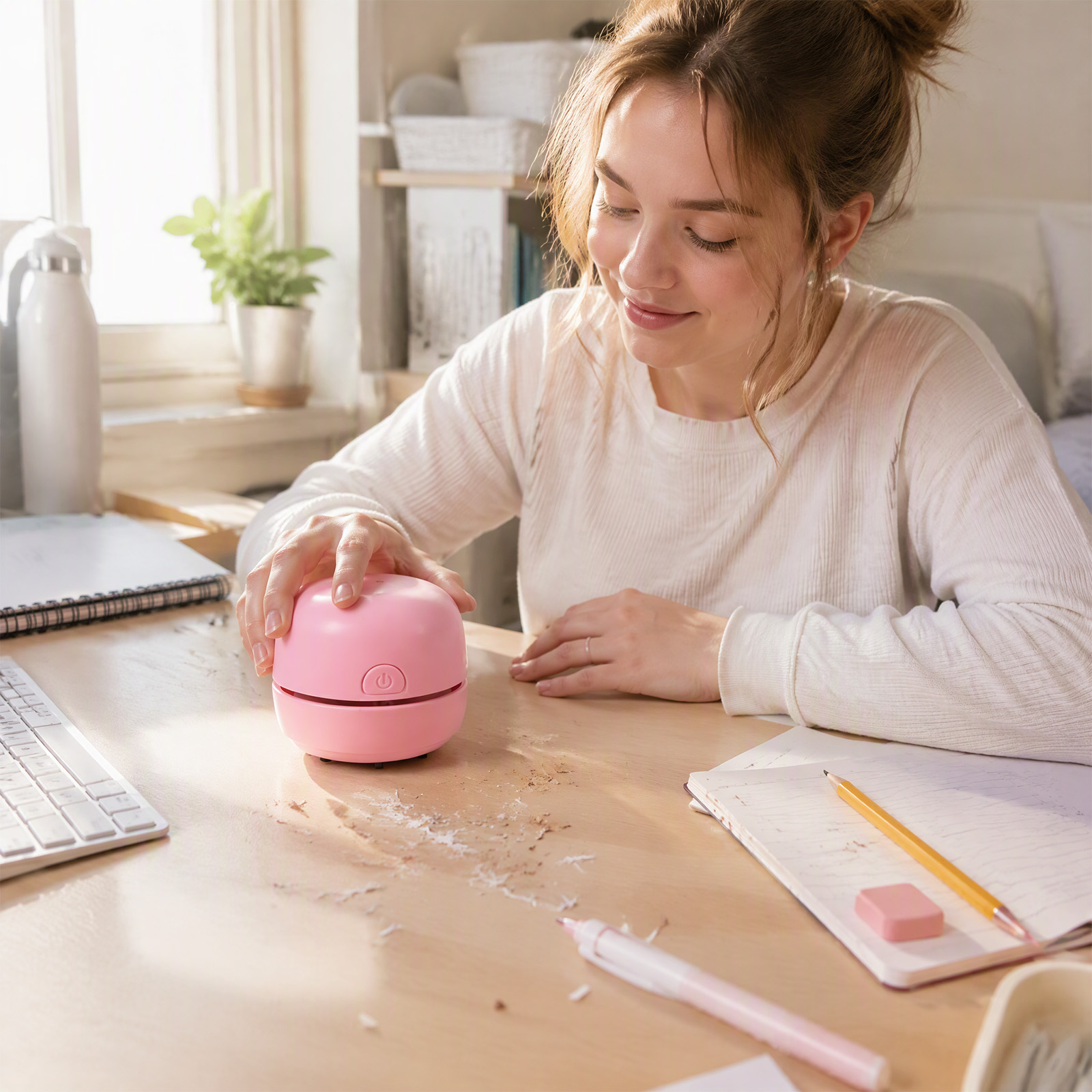 Cordless Handheld Mini Desktop - Mini Desktop Vacuum Cleaner For Eraser Dust ulasan dan harga