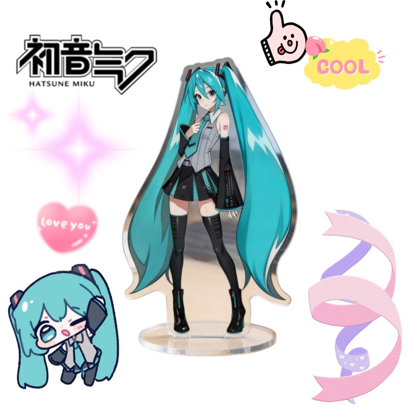 Hatsune Miku 10cm Acrylic Stan - Desk Accessories ulasan dan harga