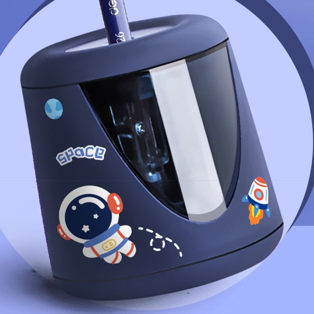with Decorative Sticker Batter - Electric Pencil Sharpener Usb ulasan dan harga