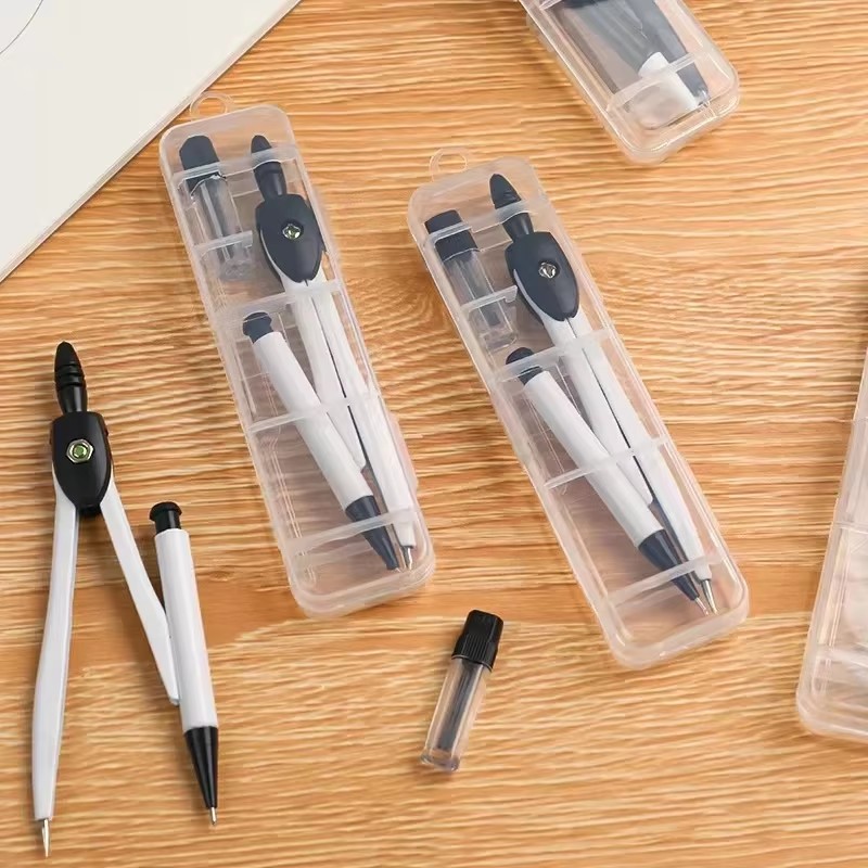 Metal Compass Professional Mat - Math Geometry Set With Compass ulasan dan harga