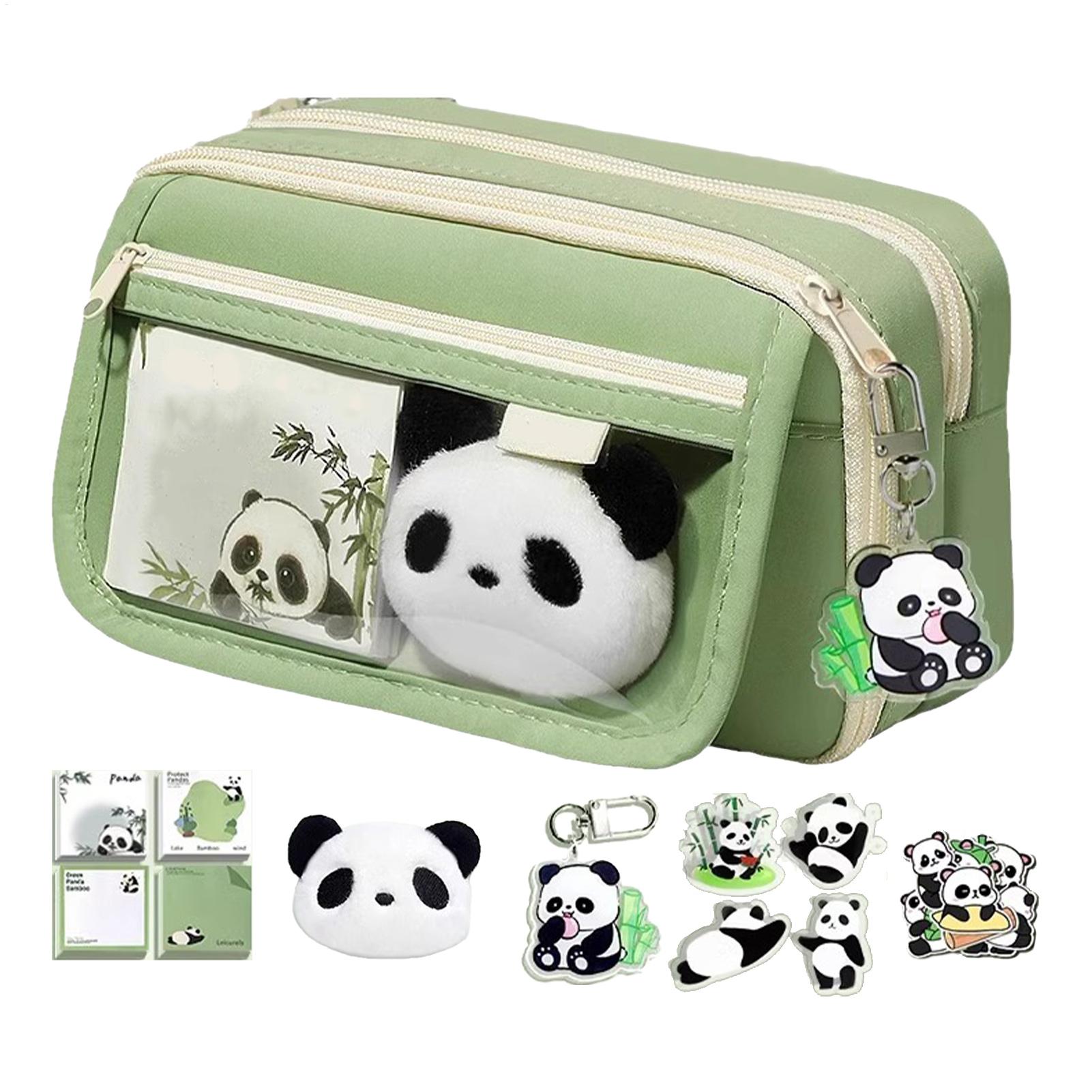 Aesthetic Pencil Case Panda Pe - Aesthetic Large Pencil Case Pouch ulasan dan harga