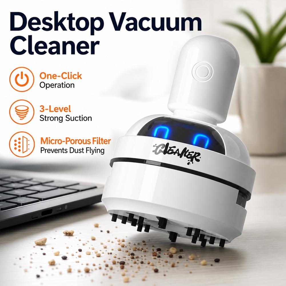 Desktop Vacuum Cleaner USB Rec - Mini Desktop Vacuum Cleaner For Eraser Dust ulasan dan harga