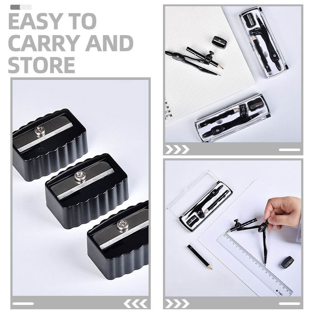 1Set Precision Student Compass - Math Geometry Set With Compass ulasan dan harga