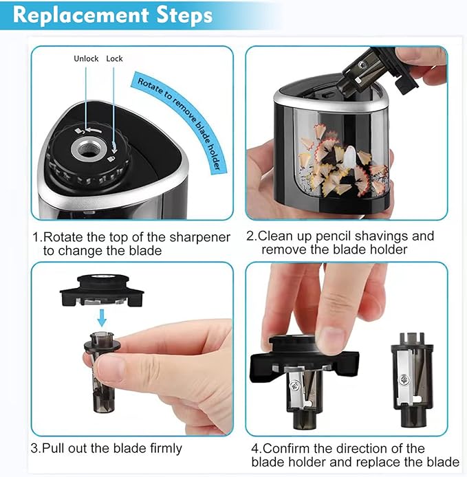 Electric Pencil Sharpener Blad - Electric Pencil Sharpener Usb ulasan dan harga