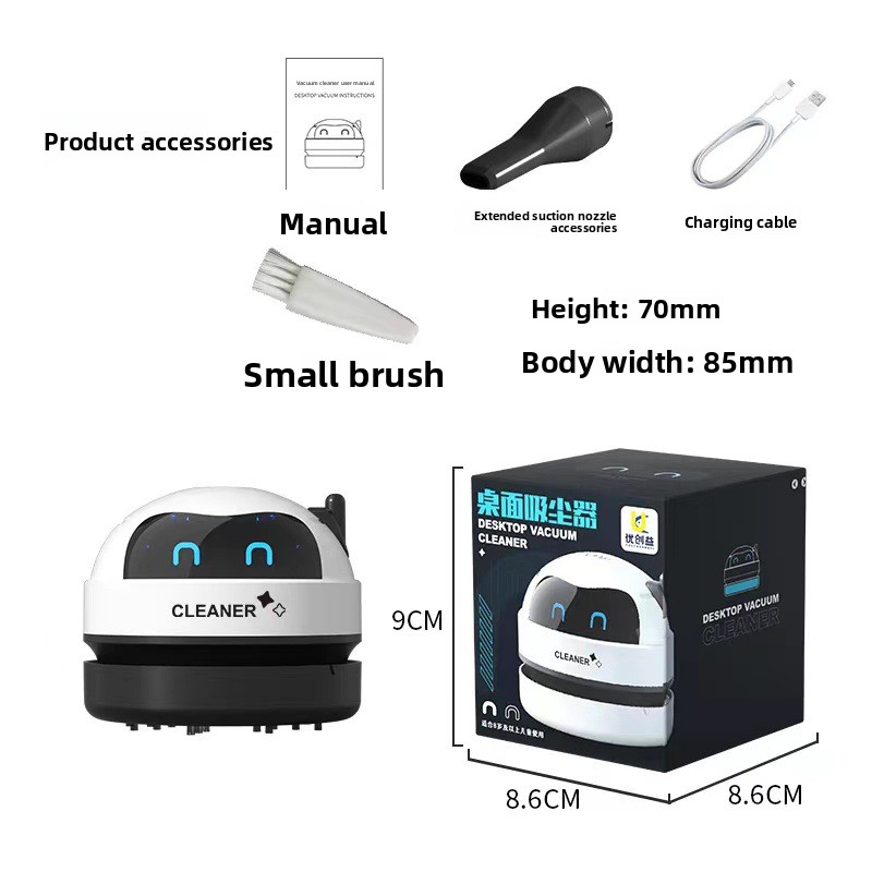 Cartoon Mini Desktop Vacuum Cl - Mini Desktop Vacuum Cleaner For Eraser Dust ulasan dan harga