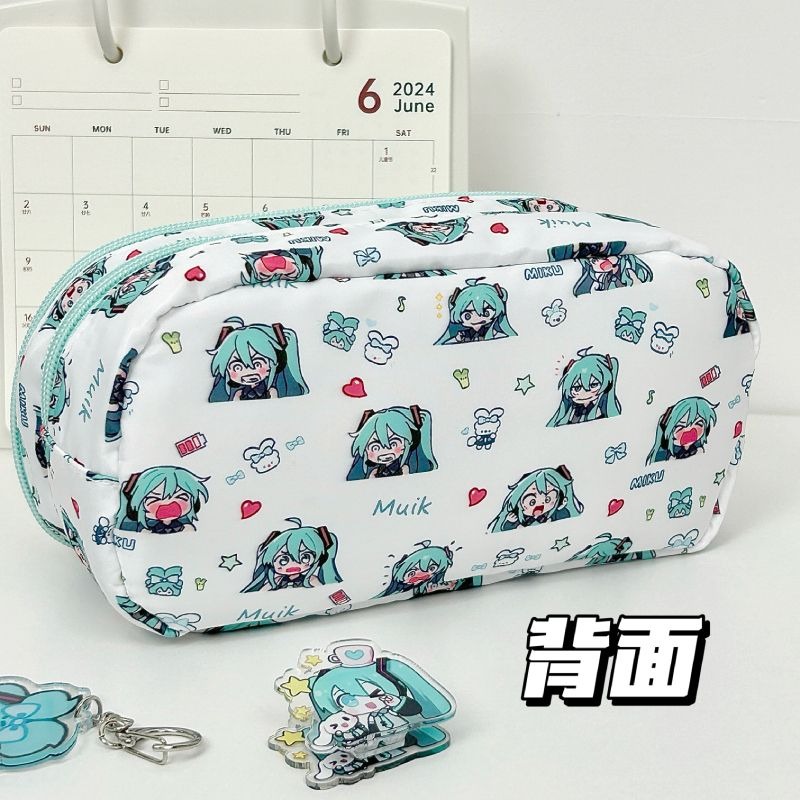 Hatsune Miku Pencil Bag Cute C - Aesthetic Large Pencil Case Pouch ulasan dan harga