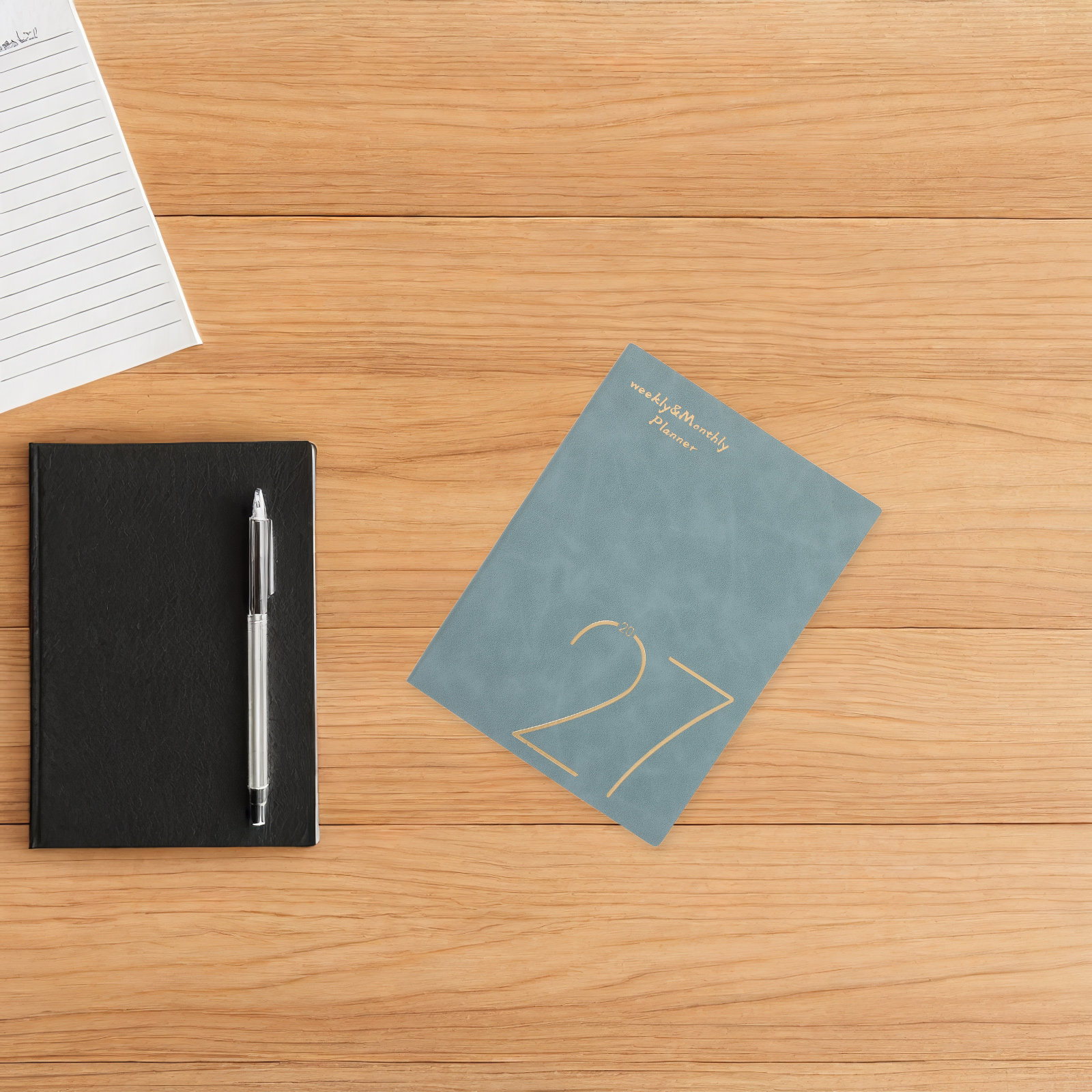 2027 Weekly Monthly Planner No - Spiral Bound Grid Notebook A5 ulasan dan harga