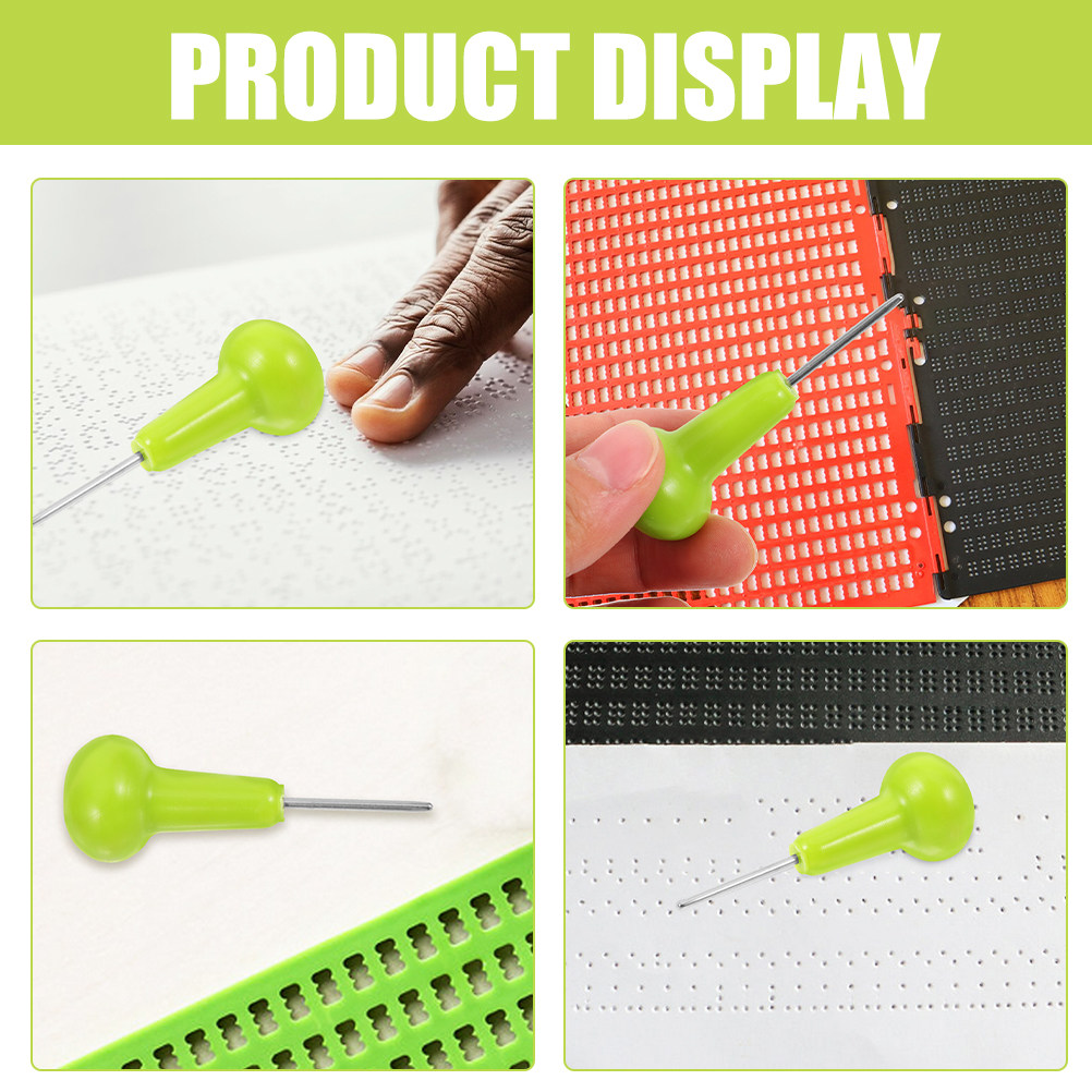2Pcs Plastic Braille Pen Blind - Writing Tools ulasan dan harga