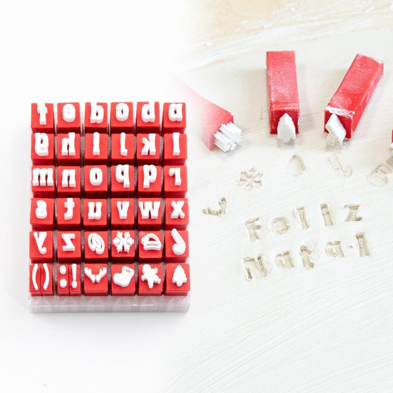 Christmas Style Alphabet Clay  - Writing Tools ulasan dan harga