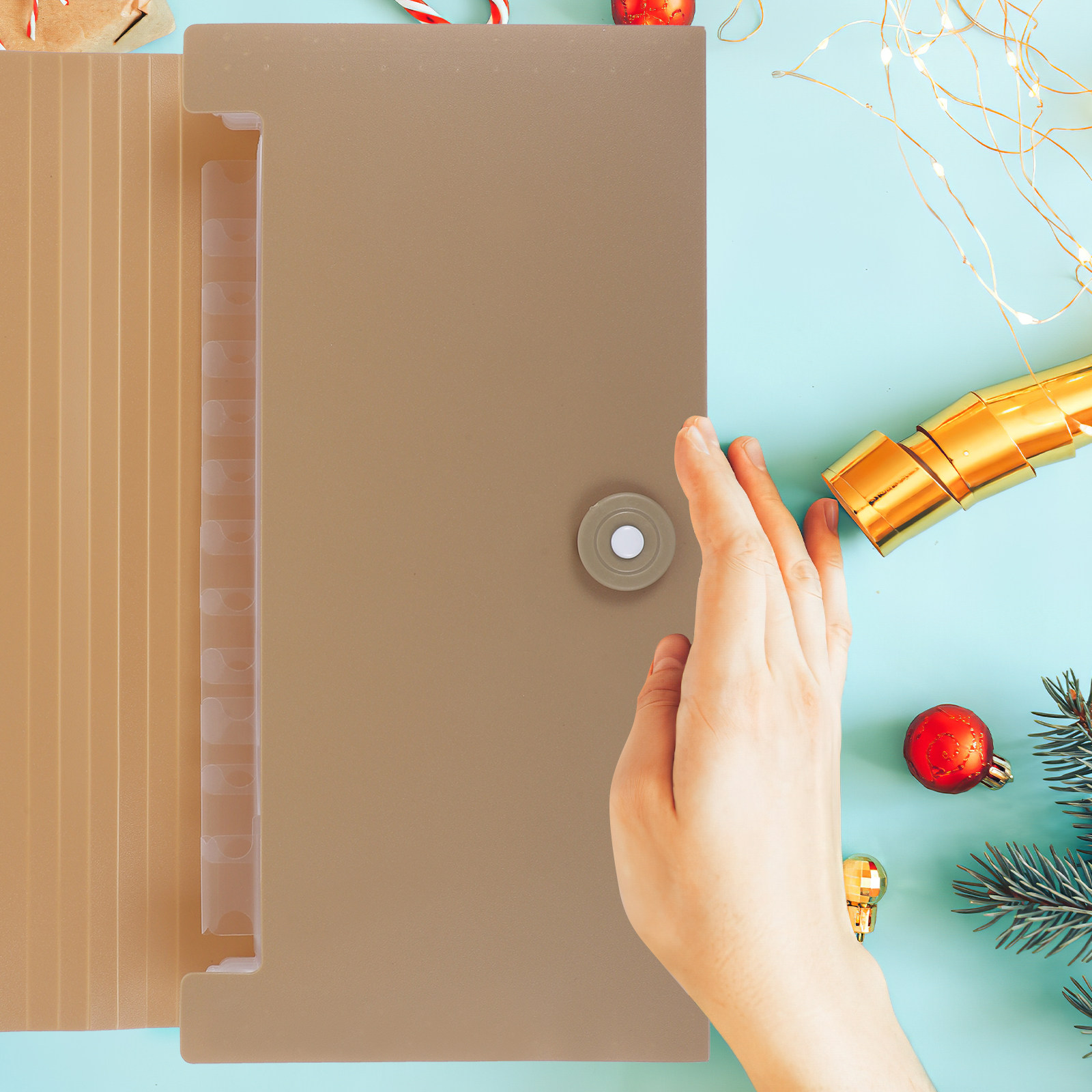 13 Pockets Expanding File Fold - Expandable Accordion File Folder 13 Pockets ulasan dan harga